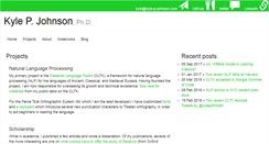 Desktop Screenshot of kyle-p-johnson.com