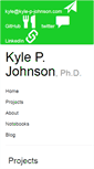 Mobile Screenshot of kyle-p-johnson.com
